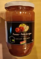 Compote Pomme - Pêche de vigne