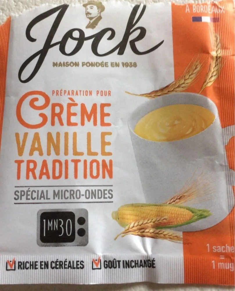 Crème vanille tradition