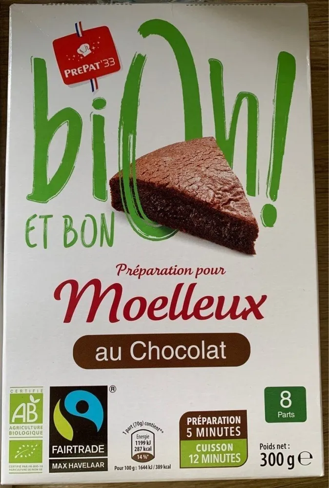 Préparation pour Moelleux au Chocolat