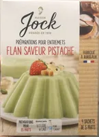 Flan saveur pistache