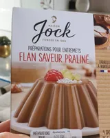 Flan saveur praliné