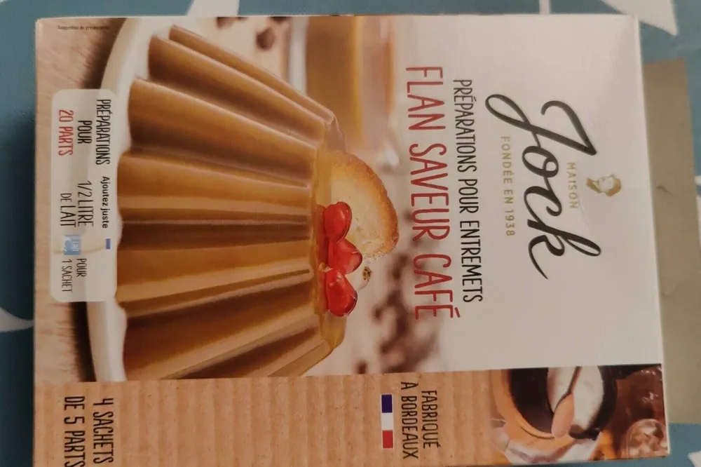 Flan saveur café