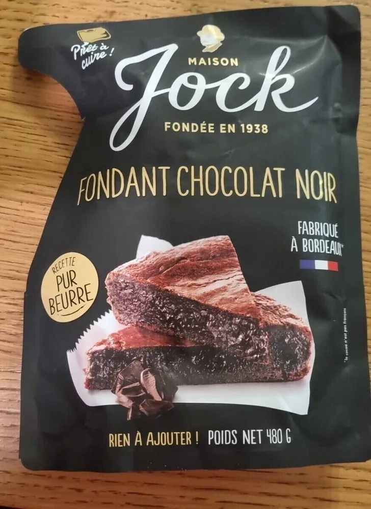 Préparation pour fondant au chocolat noir