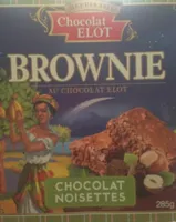 Brownie chocolat noisettes
