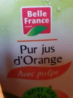Pur jus d'orange avec pulpe