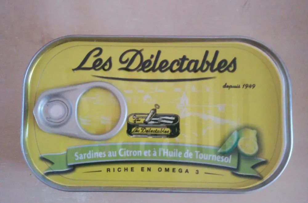 Sardines au citron et a l'huile d'olive