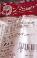 Langue cuite en gelée