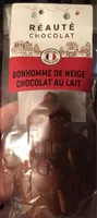 Bonhomme de neige chocolat au lait