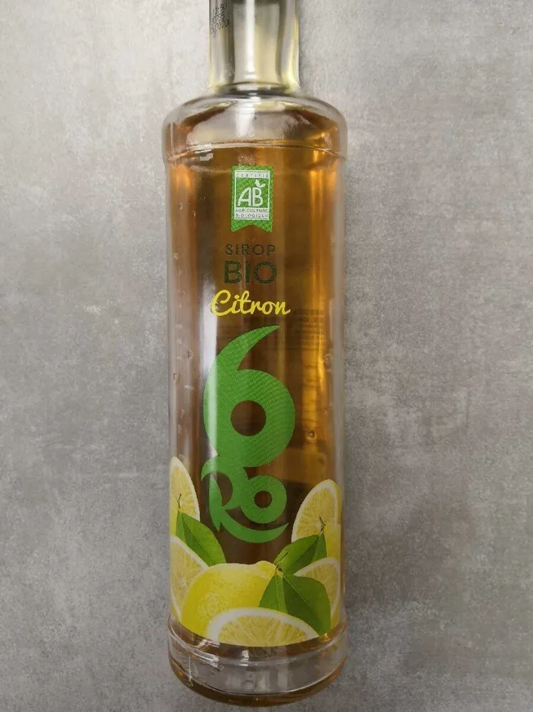 Sirop bio citron