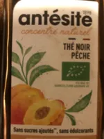 Thé. Noir pêche