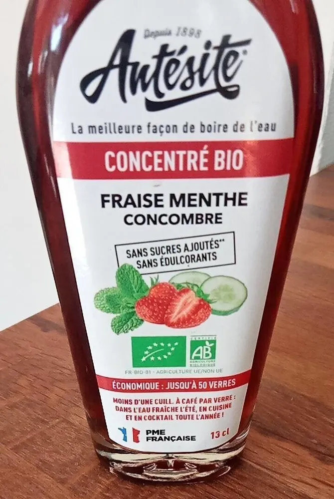Fraise Menthe Concombre