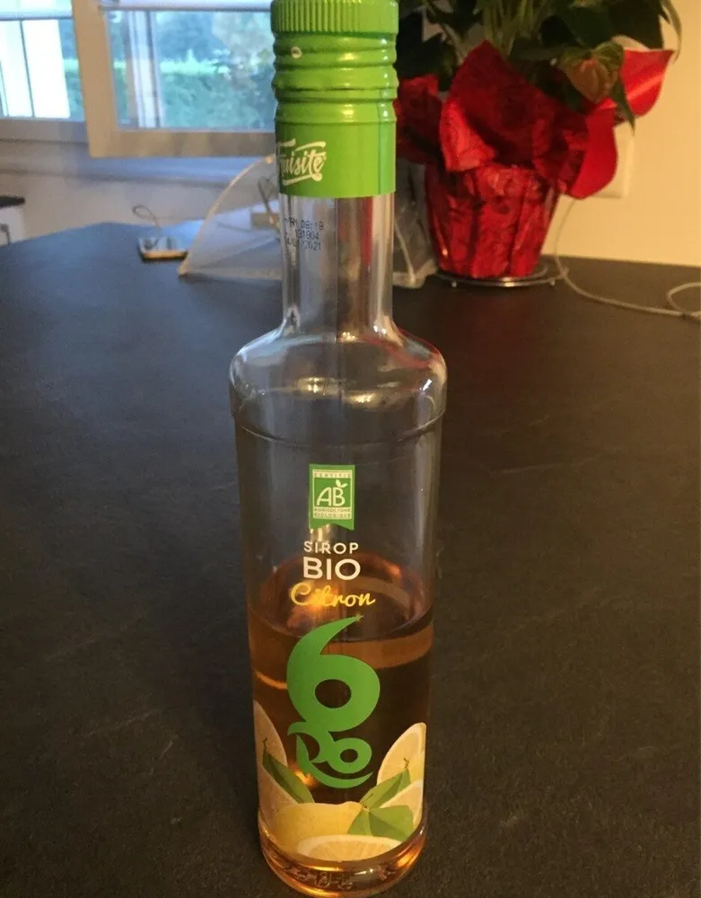 Sirop bio citron