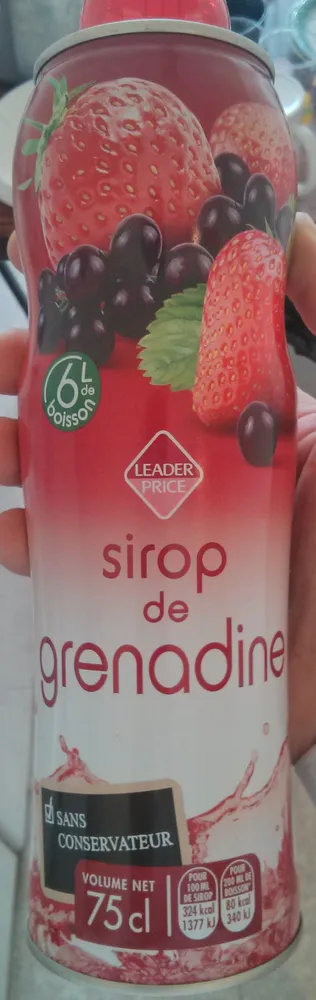 Sirop de grenadine