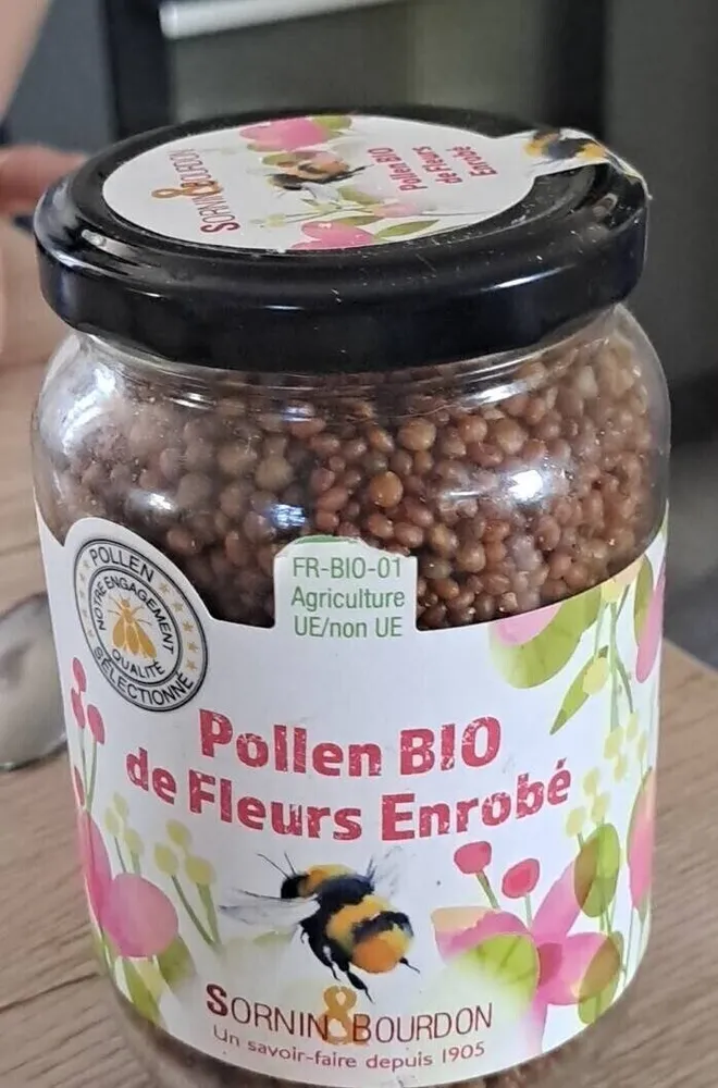 Pollen bio de fleurs enrobé