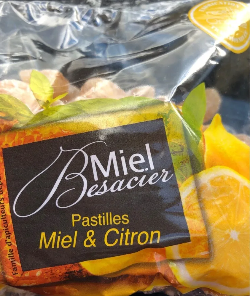 Pastilles miel et citron