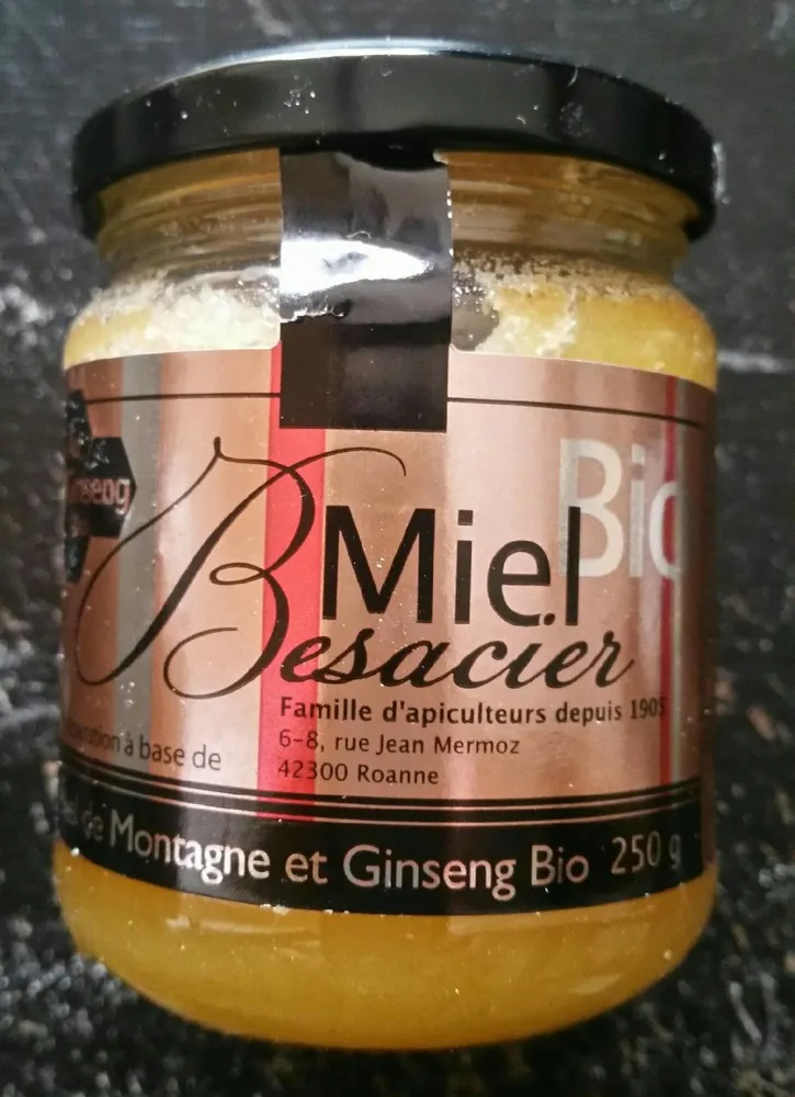miel de montagne et ginseng bio