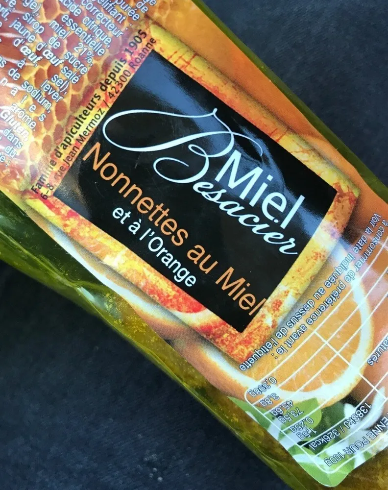Nonettes au miel et à l'orange