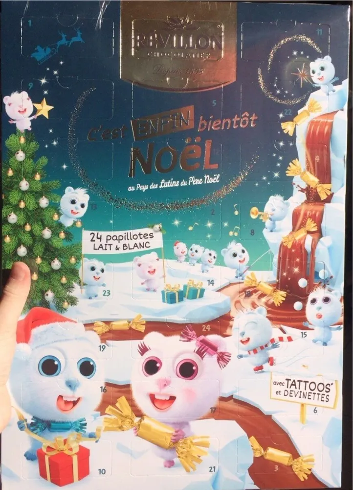 Calendrier de l’avent chocolat