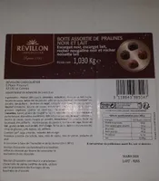 Boite assortie de pralines noir et lait