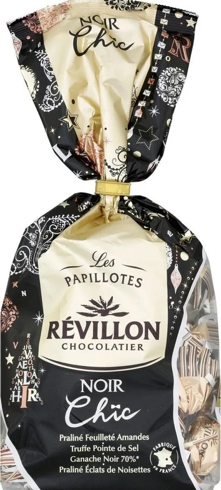 Papillottes noir chic