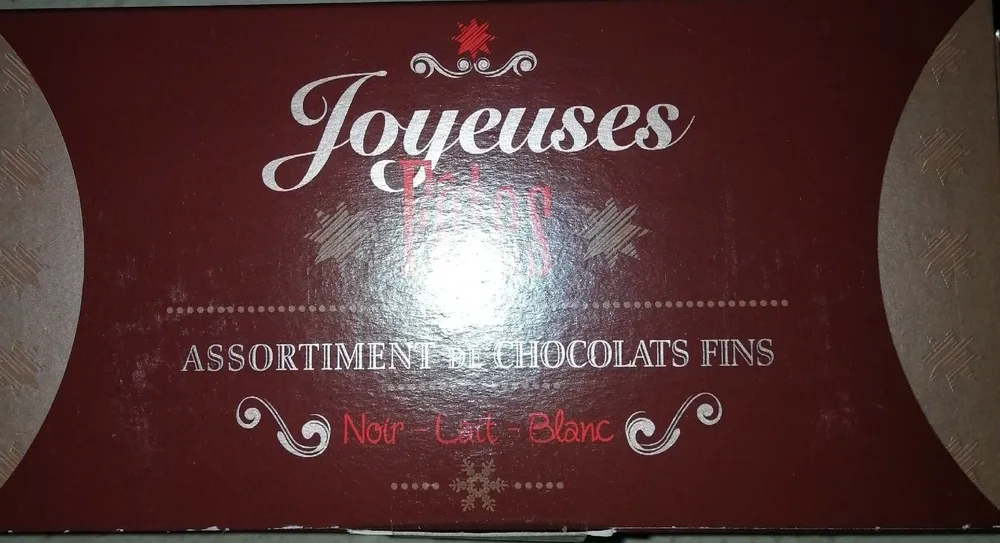 assortiment de chocolats fins