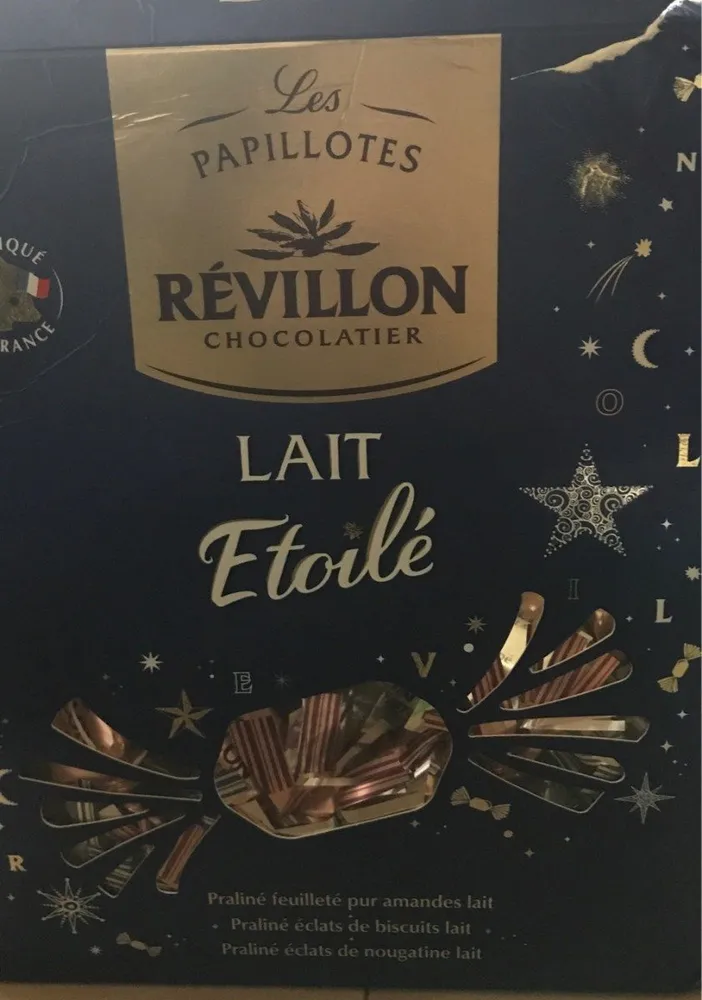 Papillotes lait etoilé