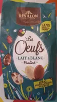 Les œufs lait & blanc - praliné
