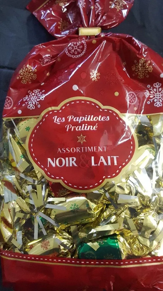Chocolats fourrés au praliné