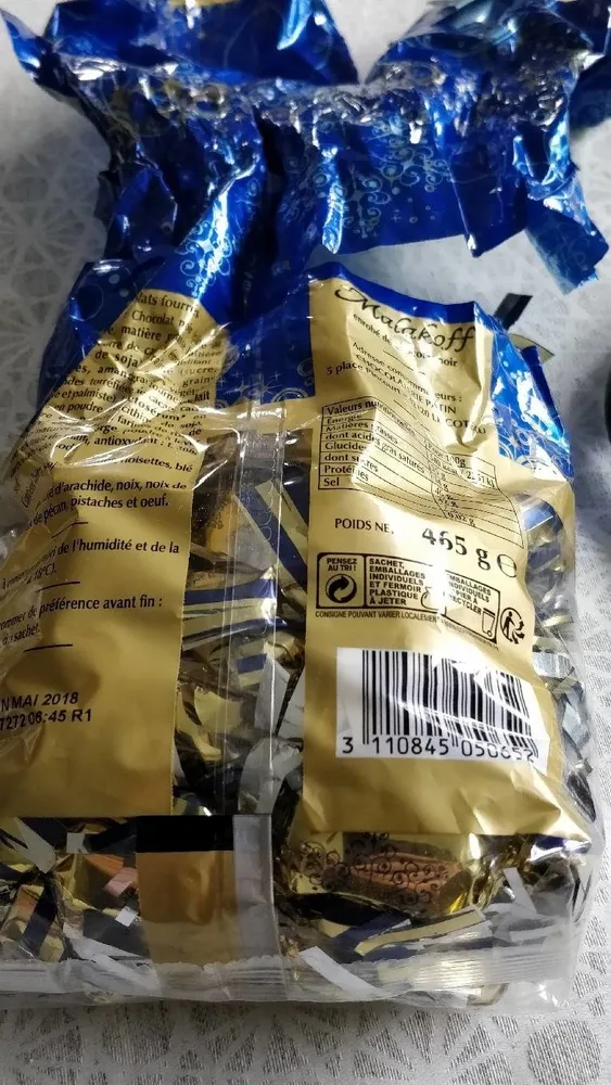 Malakoff enrobé de chocolat noir