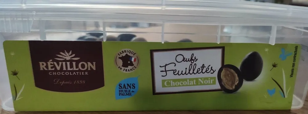 Oeufs Feuilletés Chocolat noir