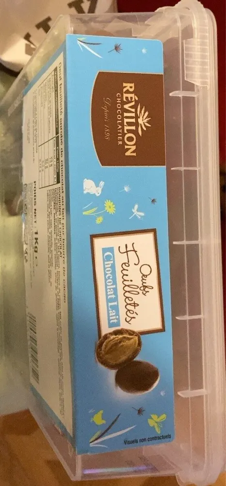 Oeufs feuilletés chocolat