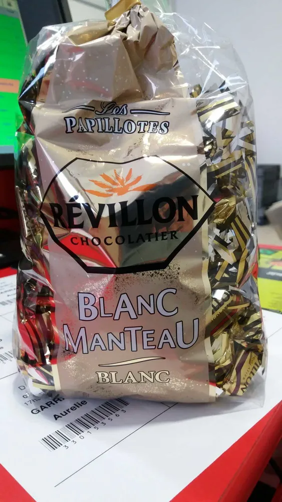 Papillote blanc manteau