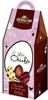 Les Oeufs en chocolat noir et au lait 2 recettes REVILLON