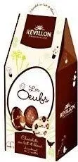 Les Oeufs en chocolat blanc et au lait 2 recettes REVILLON