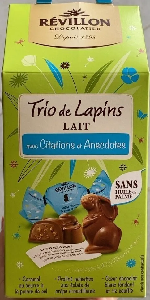Trio de lapins lait