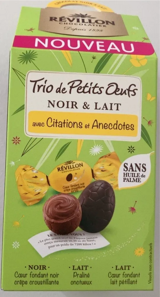 Trio de petits oeufs