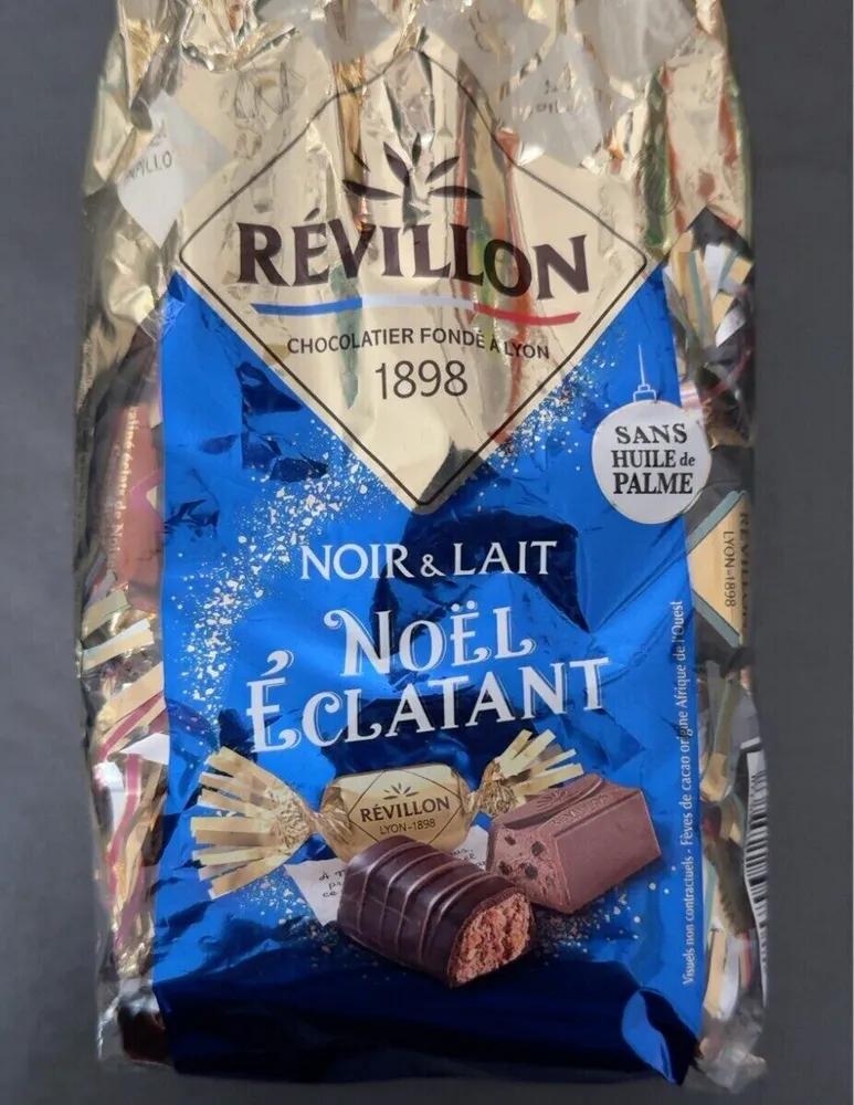 Papillotes noël éclatant (noir & lait)