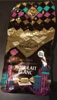 Papillotes noir-lait blanc