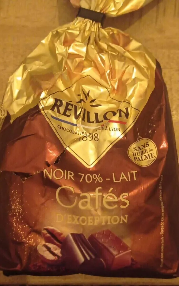 Café d'exception Noir 70% et lait
