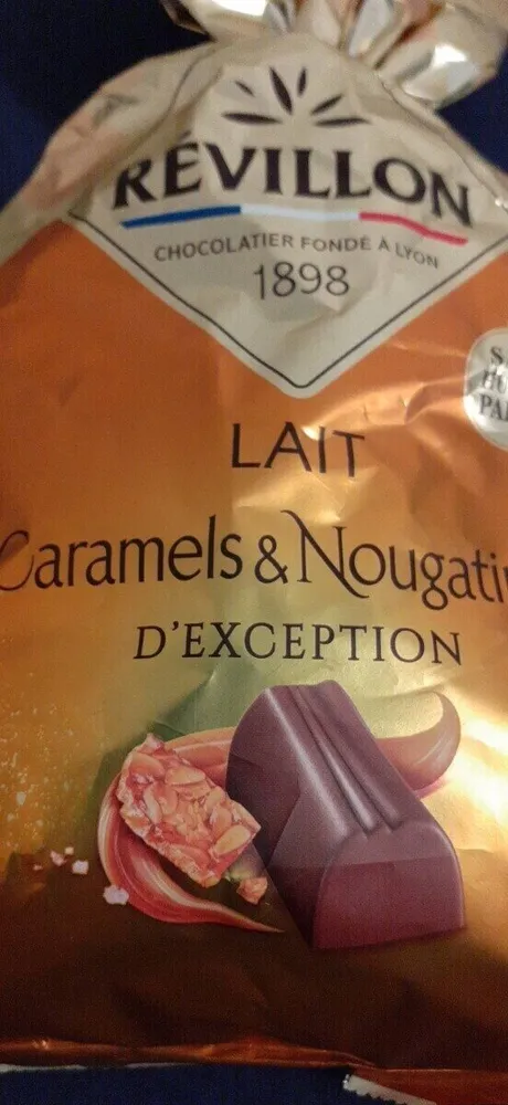 Papillottes Lait caramels et nougatine d'exception
