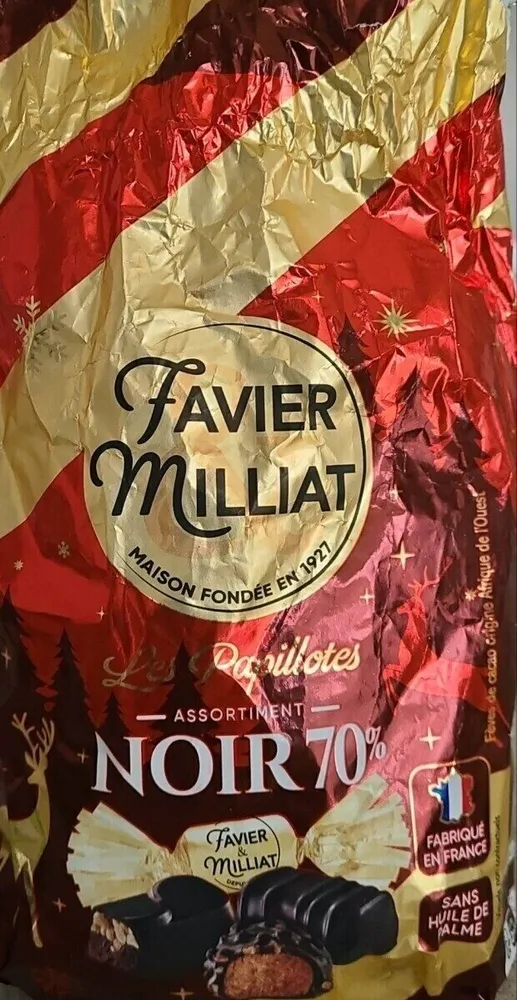 Les papillottes 70% noir