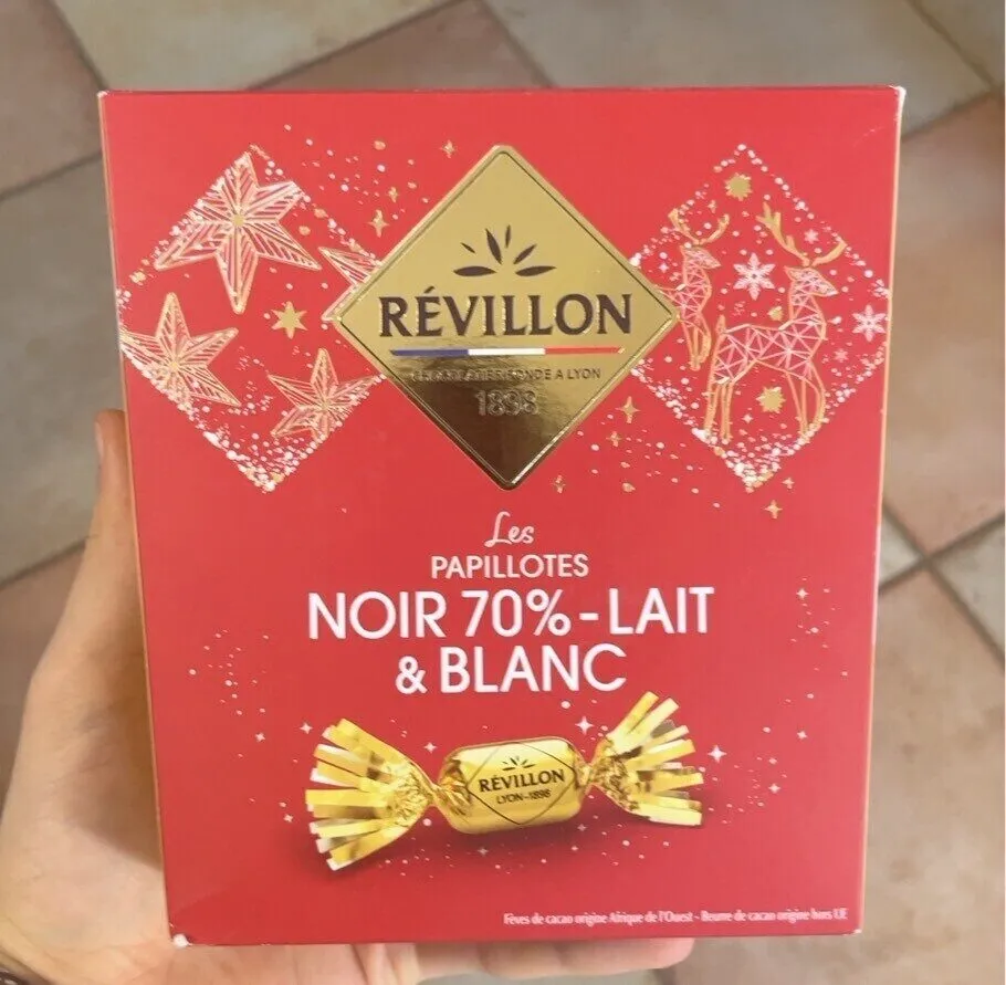 Les Papillotes Noir 70% - Lait & Blanc