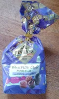 Trio de petits œufs  noir et lait