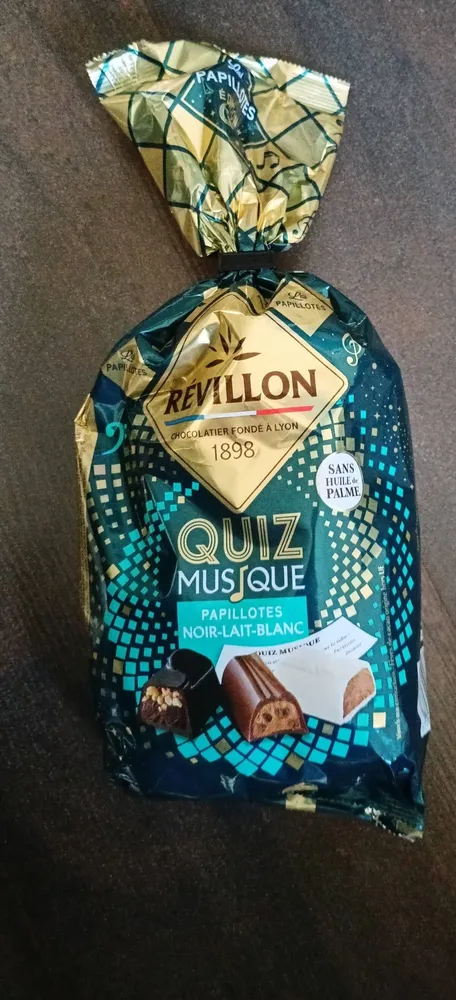 Papillotes noir-lait-blanc Quiz Musique