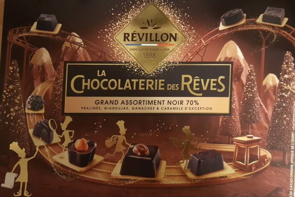 LA CHOCOLATERIE DES RÊVES GRAND ASSORTIMENT NOIR 70%