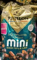 Les PAPILLOTES Féeriques mini NOIR 70% & LAIT