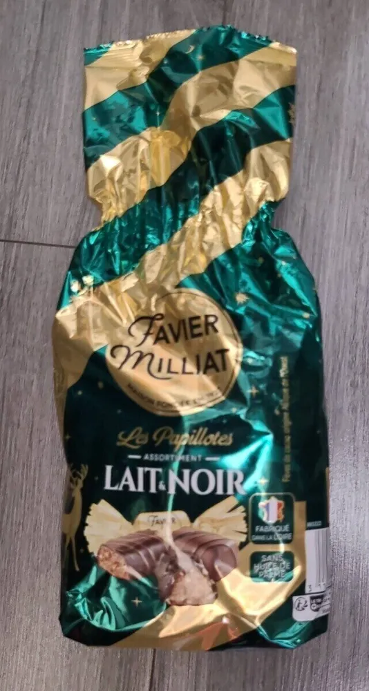 Les papillotes lait & noir