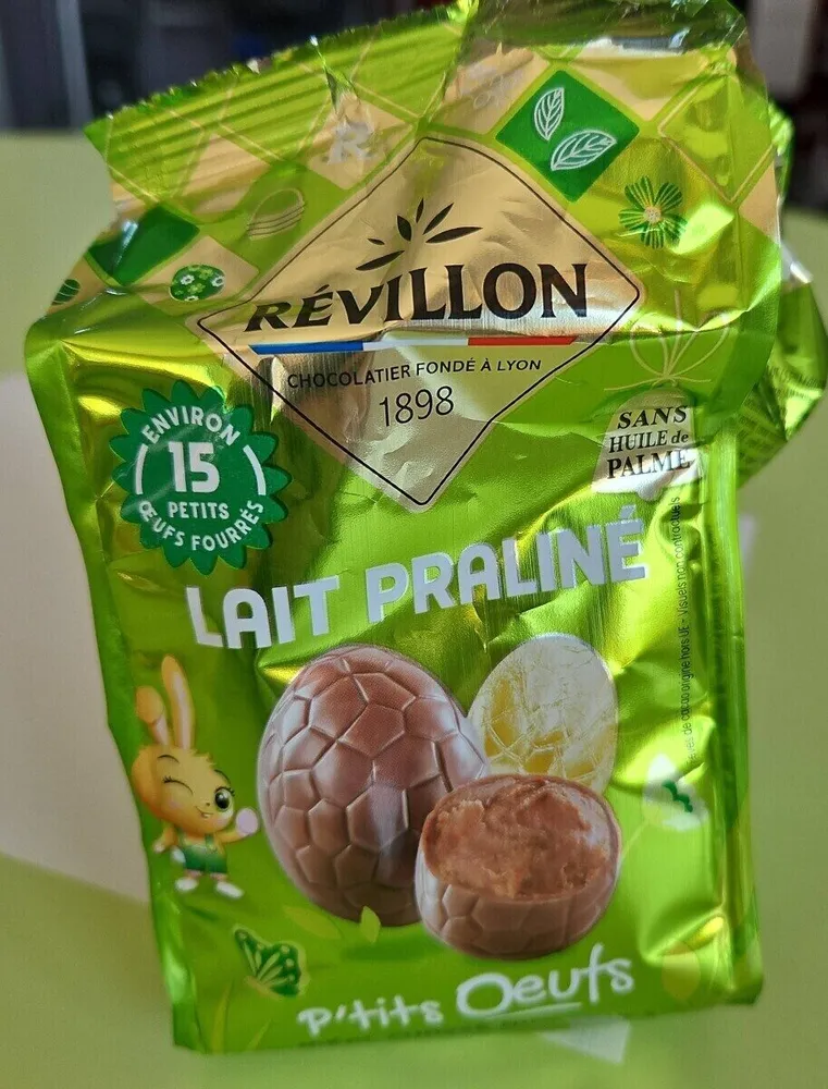 Petits œufs lait praliné