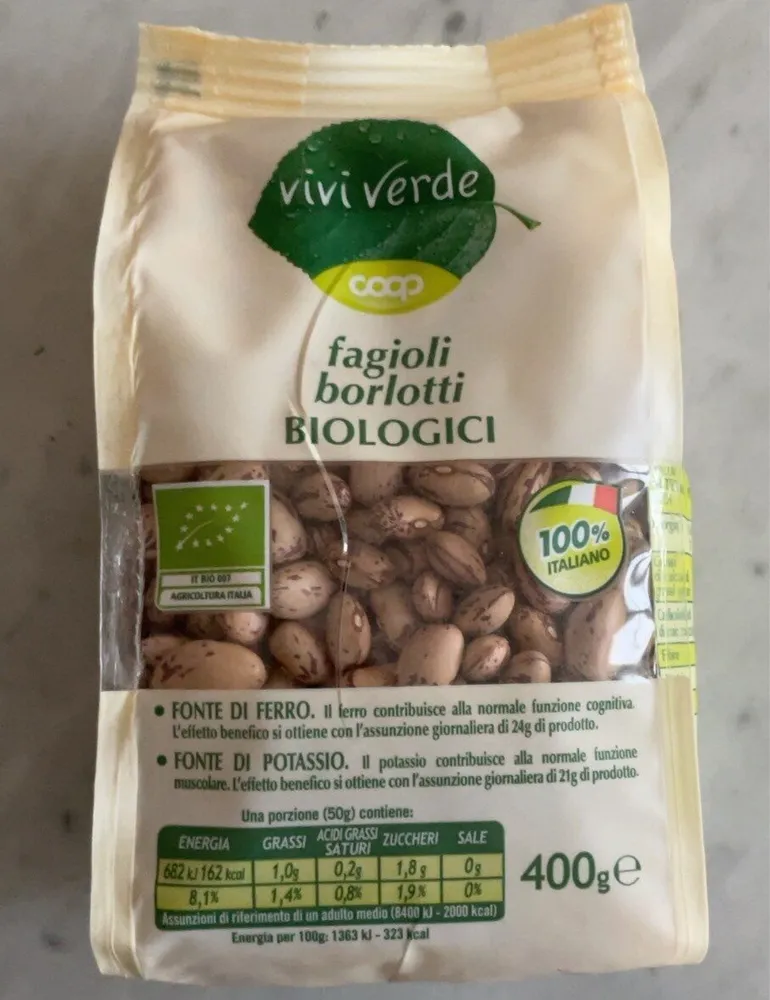 Fagioli borlotti biologici