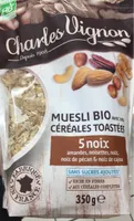 Muesli bio, céréales toastées